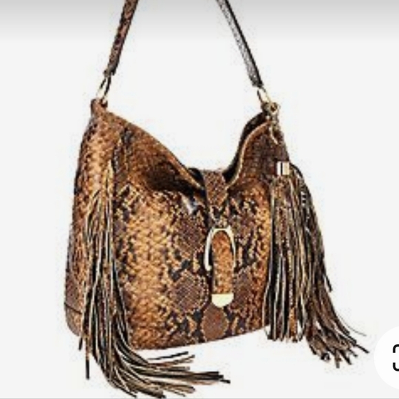 G.I.L.I. Exotic Snakeskin Hobo EUC - Picture 1 of 8